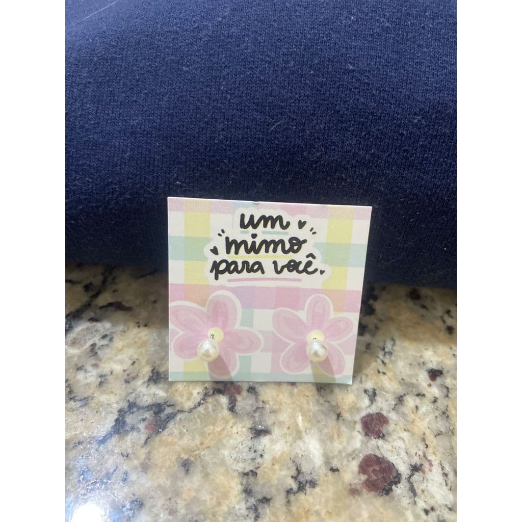 Par de Brincos Feminino Pérola – Delicado – Biju Fofa