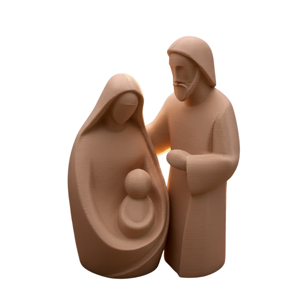 Sagrada Família Decorativa Presente Religioso para Batizado - Primeira Comunhão e Casamentos