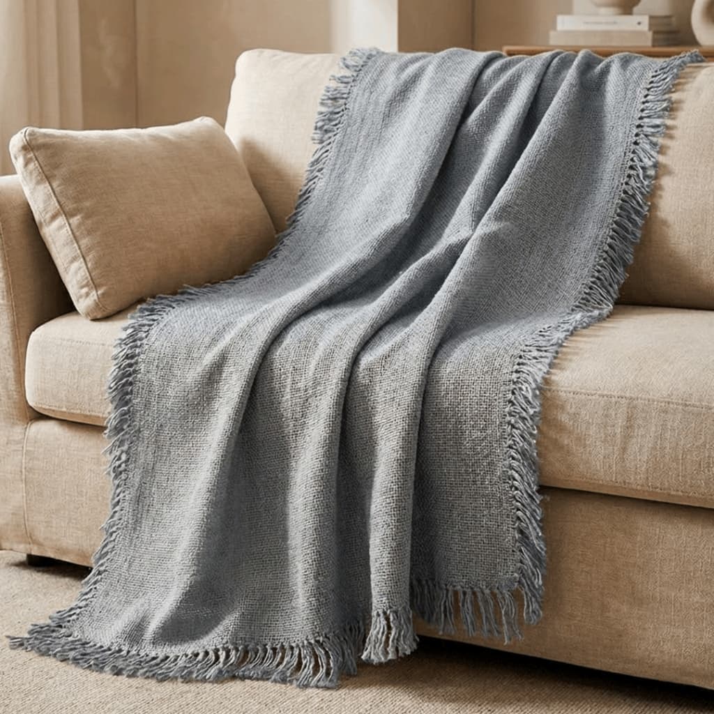 Kit c/2 Mantas de Sofá ou Cama Luxo Gigante 120x210 Tipo Capa De Sofá Protetora