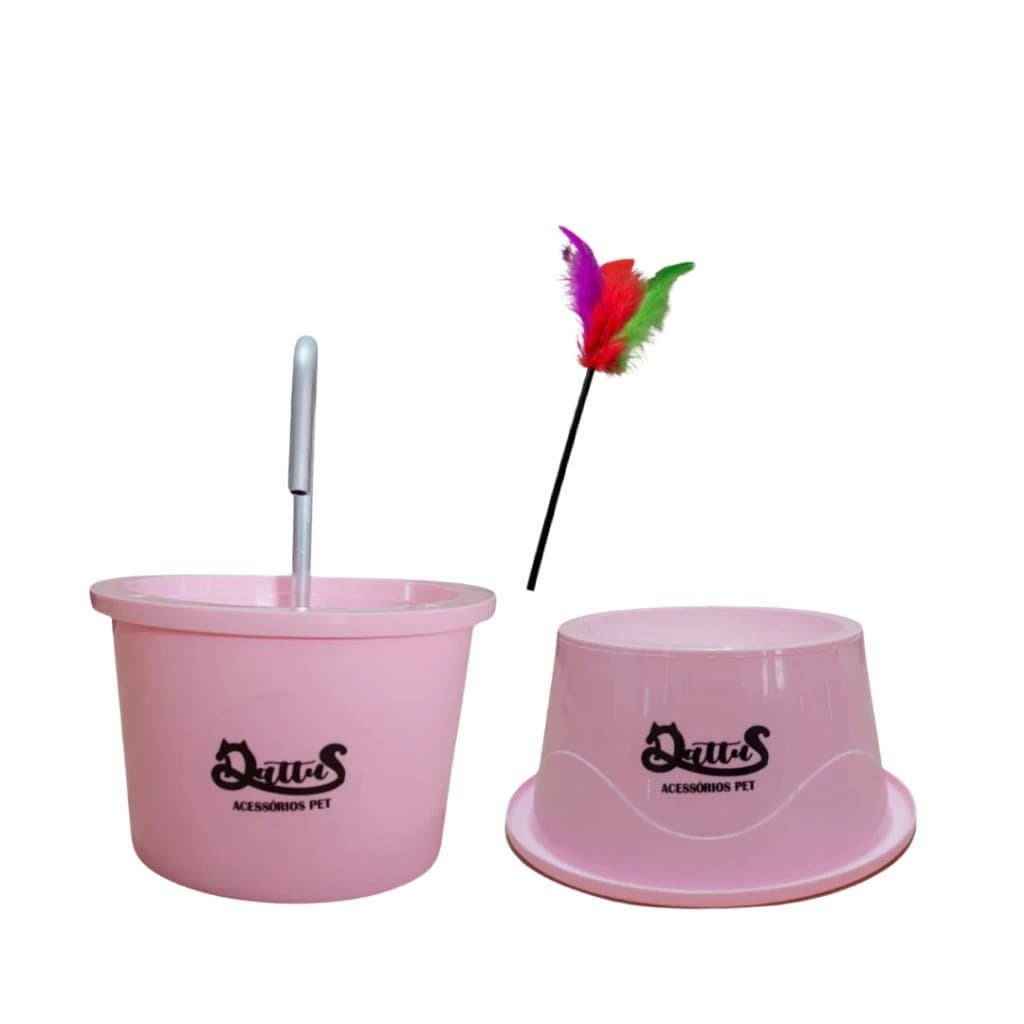 Kit Bebedouro Eletrico Bivolt Comedouro Para Pets Cães Gatos