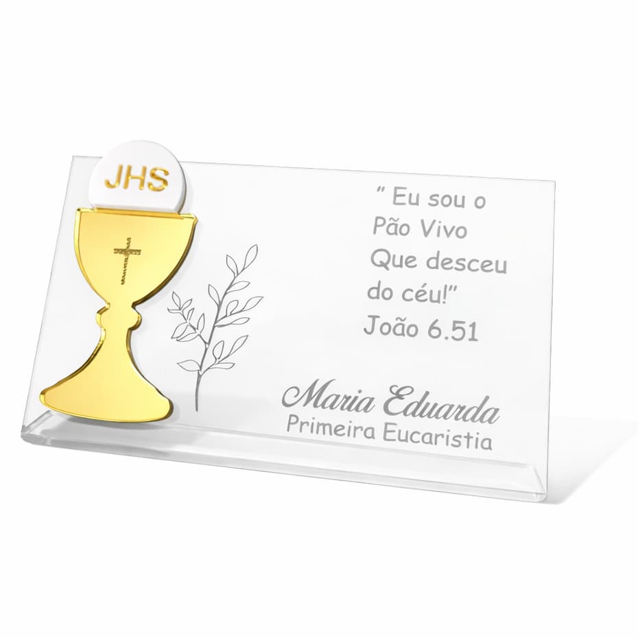 Lembrancinhas Comunhão de Primeira Eucaristia Personalizada