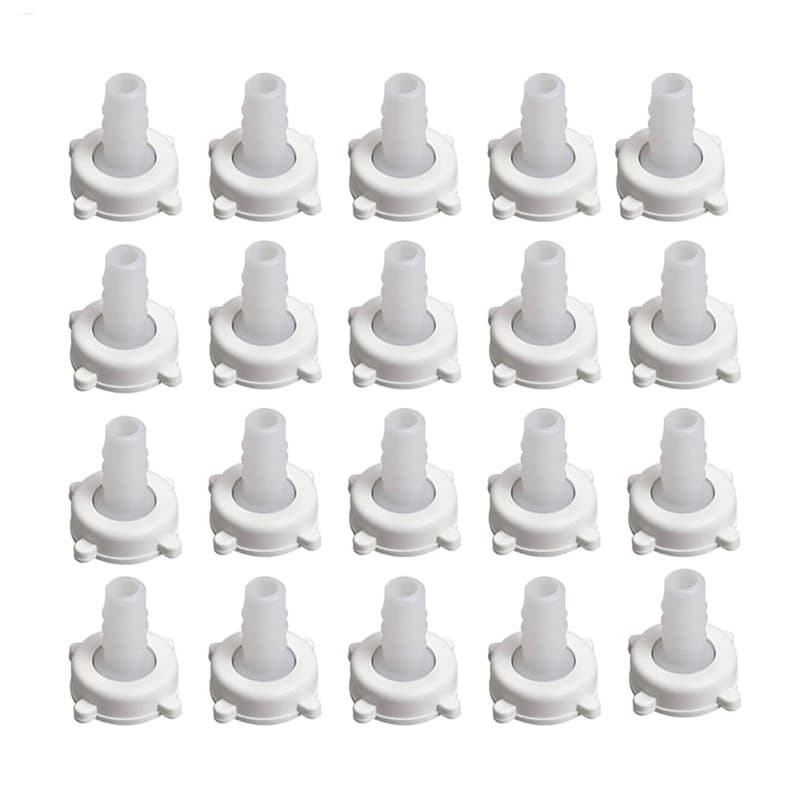 Kit 20 Conector Mangueira Torneira 3/4x1/2 Bico União Adaptador Rosca Metálica Tanque Jardim Lavadora PVC