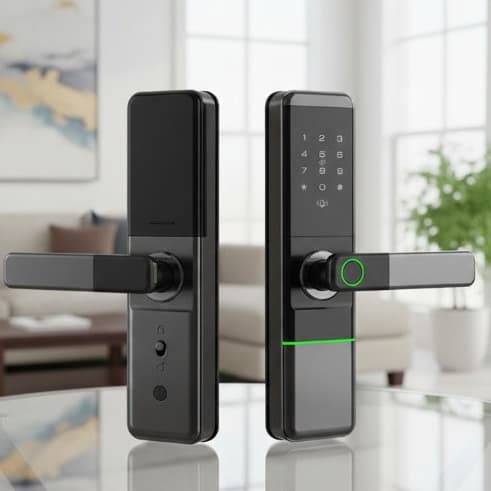 Fechadura Digital Inteligente com Senha e Pin com Tag Wifi Moderna Bloqueio de impressões digitais