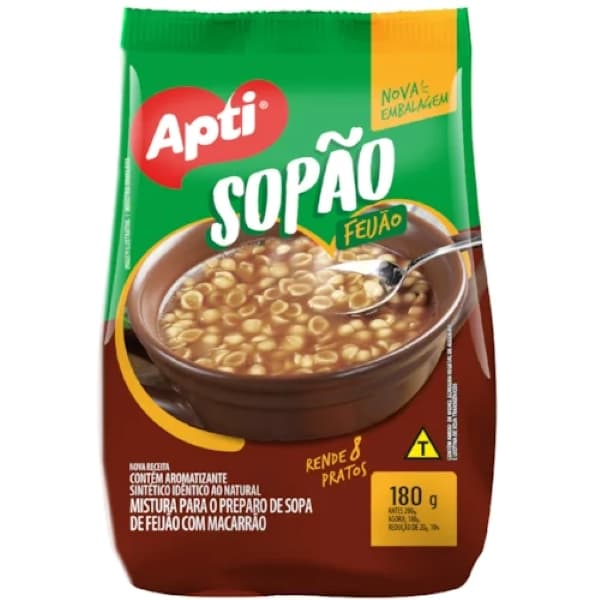 Sopão Apti Feijão Com Macarrão 180g