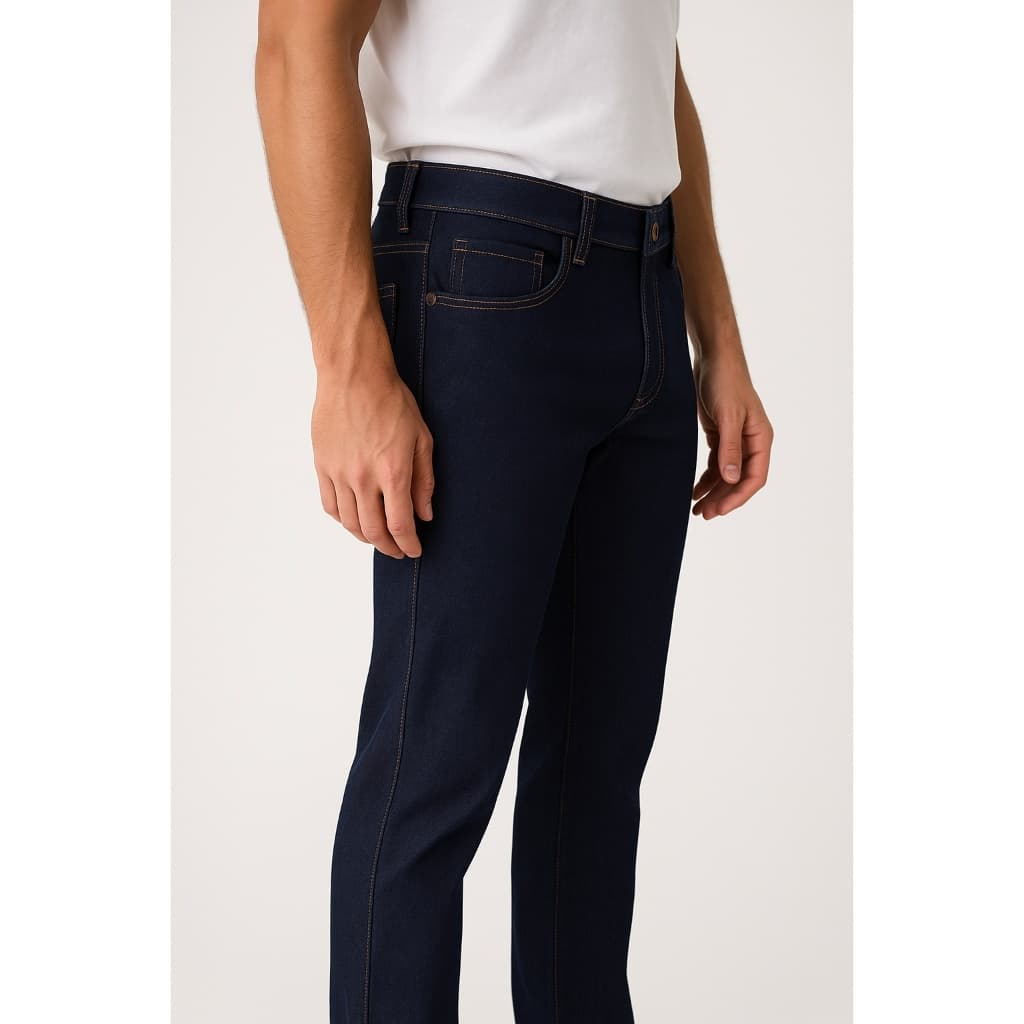 Kit 3 Calças Jeans Masculinas com Lycra Premium | Conforto, Elasticidade e Super Economia