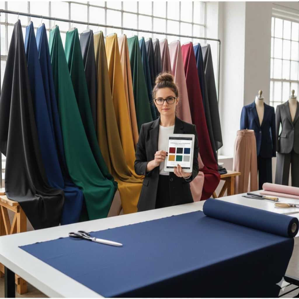 Tecido Gabardine Premium para Jalecos e Uniformes Profissionais