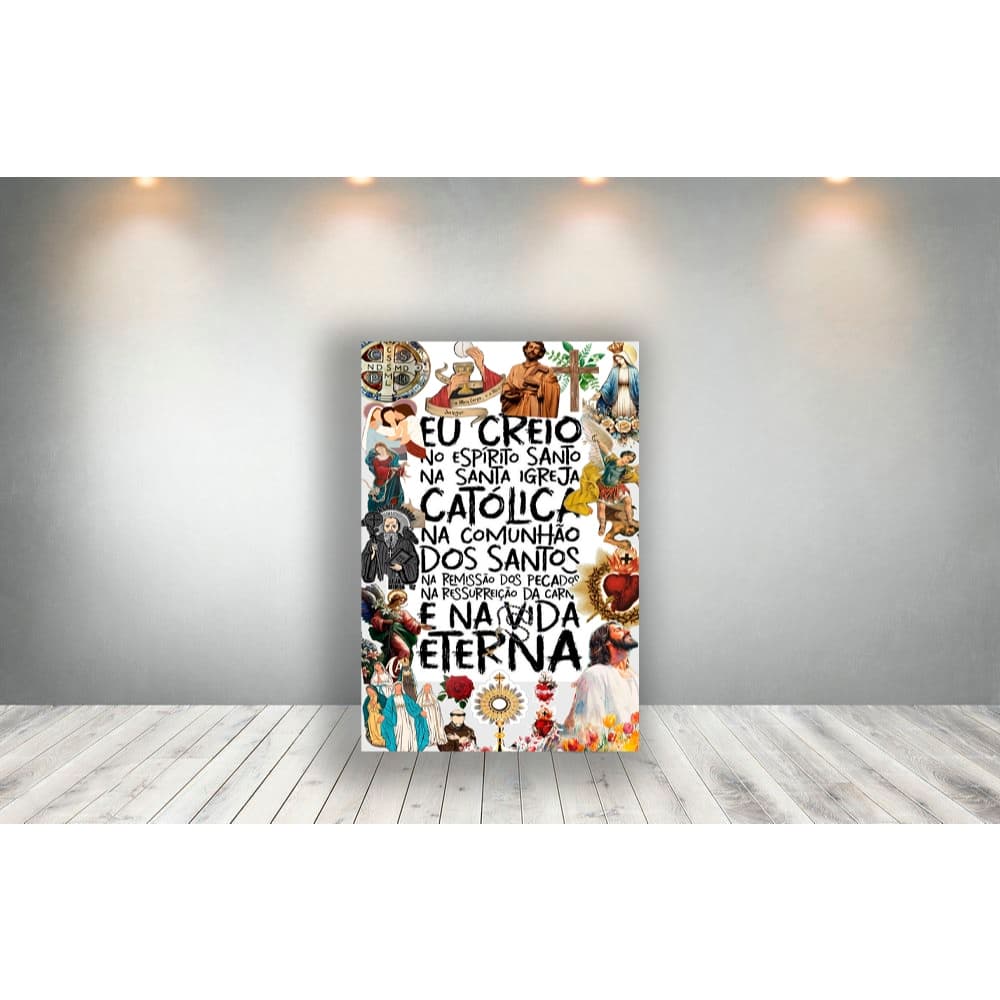 Quadro Decorativo placas mdf aleatórias decorações religiosas para seu ambiente
