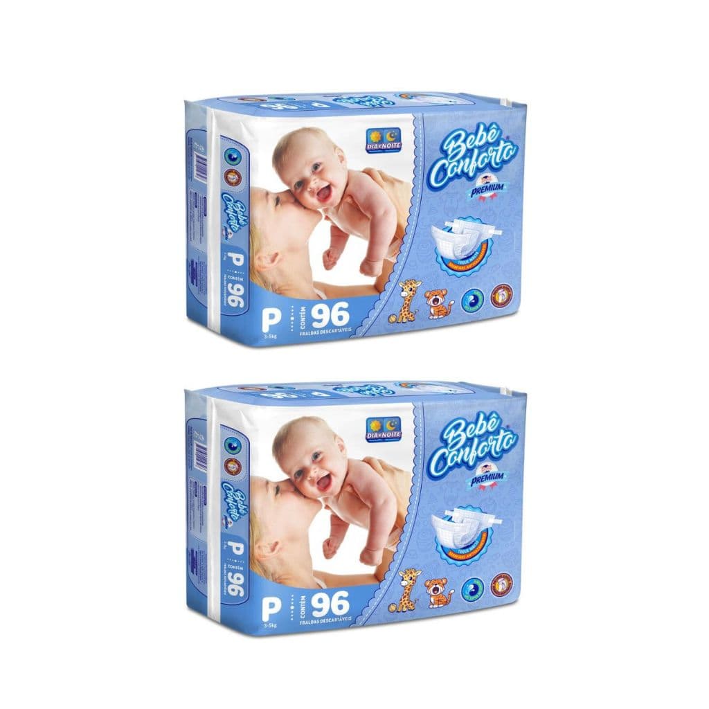 Fralda Infantil - B.C Premium Mega - Kit Com 2 Pacotes