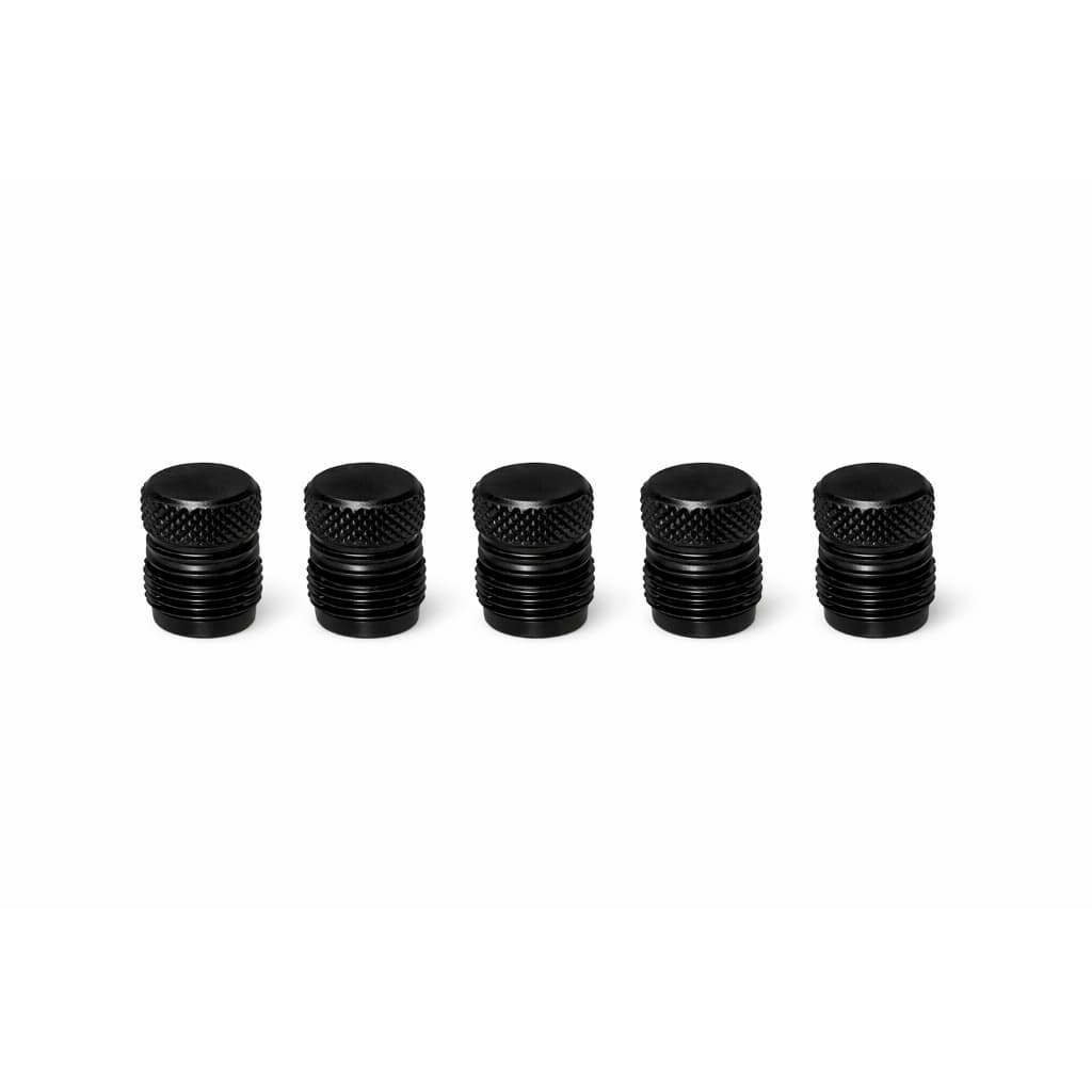 Kit com 5 Unidades de Tampa Bico Válvula para Pneu De Moto Carro Bicicleta