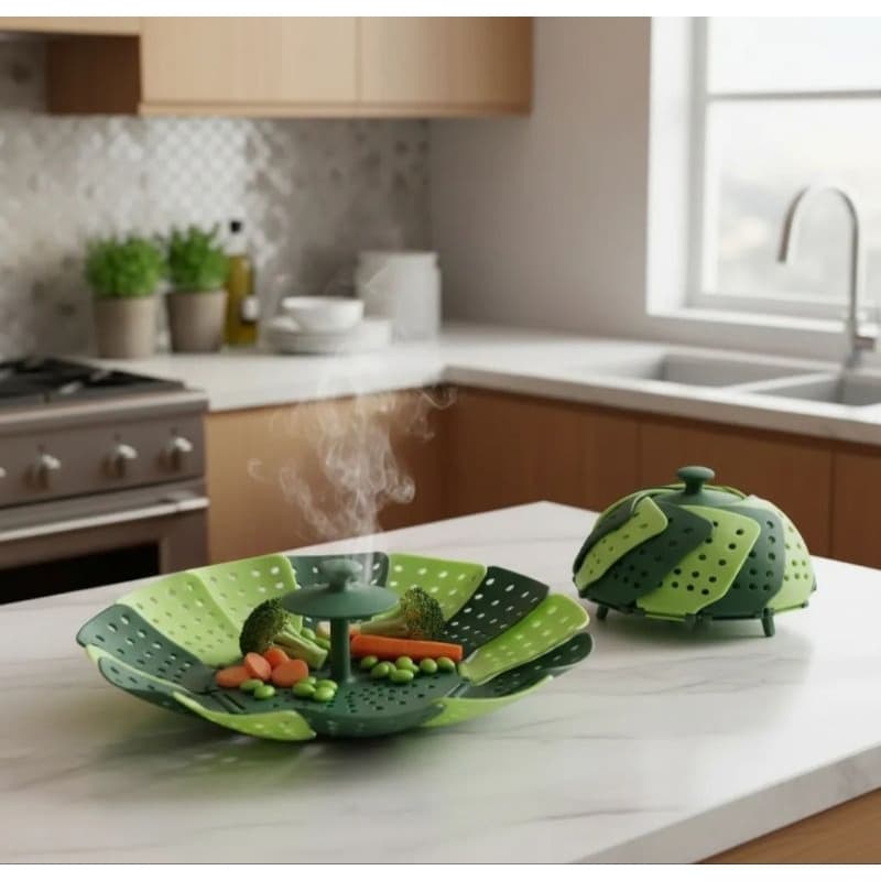 Cesto Cozimento A Vapor Nylon Cozinhar Legumes