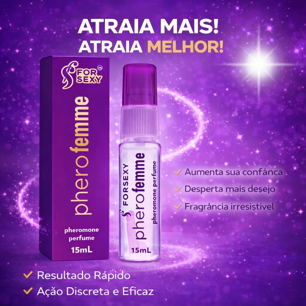 Perfume Feromínios  Pherofemme – Fragrância Feminina Envolvente