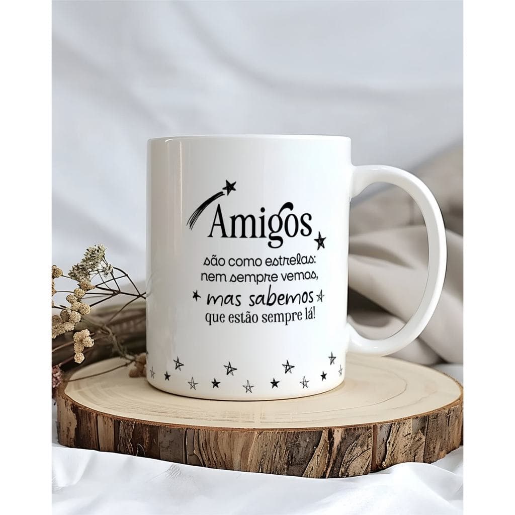 Caneca Xícara Amizade Melhores Amigas Amigona Amiga do Coração Amiga Fofa Amizade Personalizada OFERTA RELÂMPAGO!