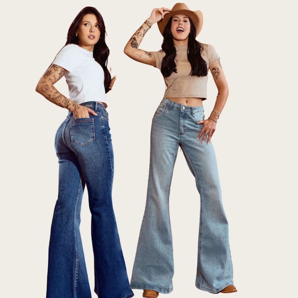 CALÇA FLARE ANA CASTELA JEANS 25105