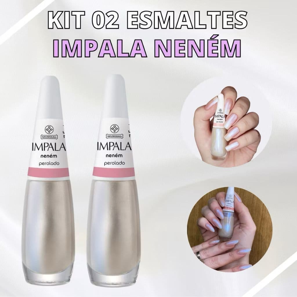 Kit 2 Esmaltes Neném Impala