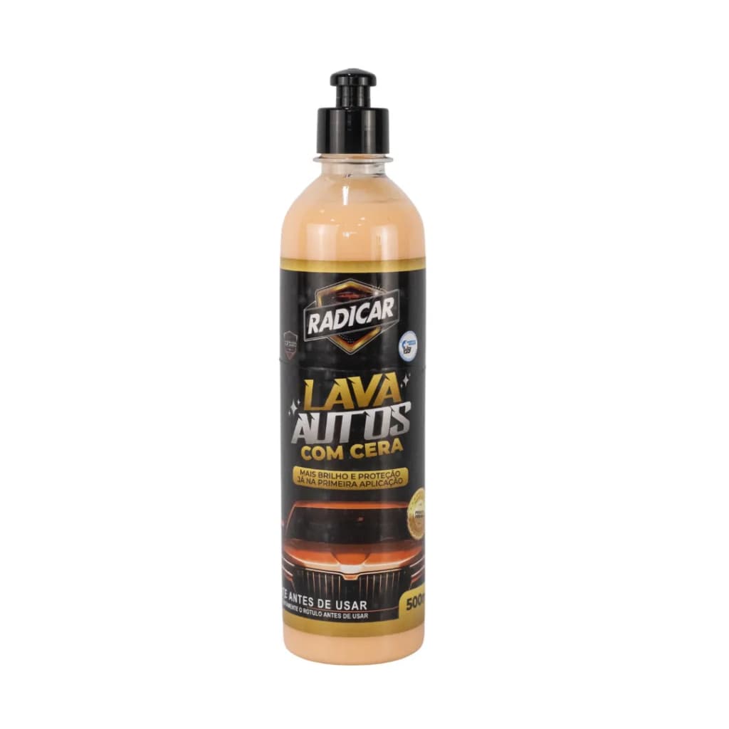 Shampoo Automotivo lava autos Com Cera 500 ml Radicar Aromasil Limpeza Eficiente Brilho e Proteção