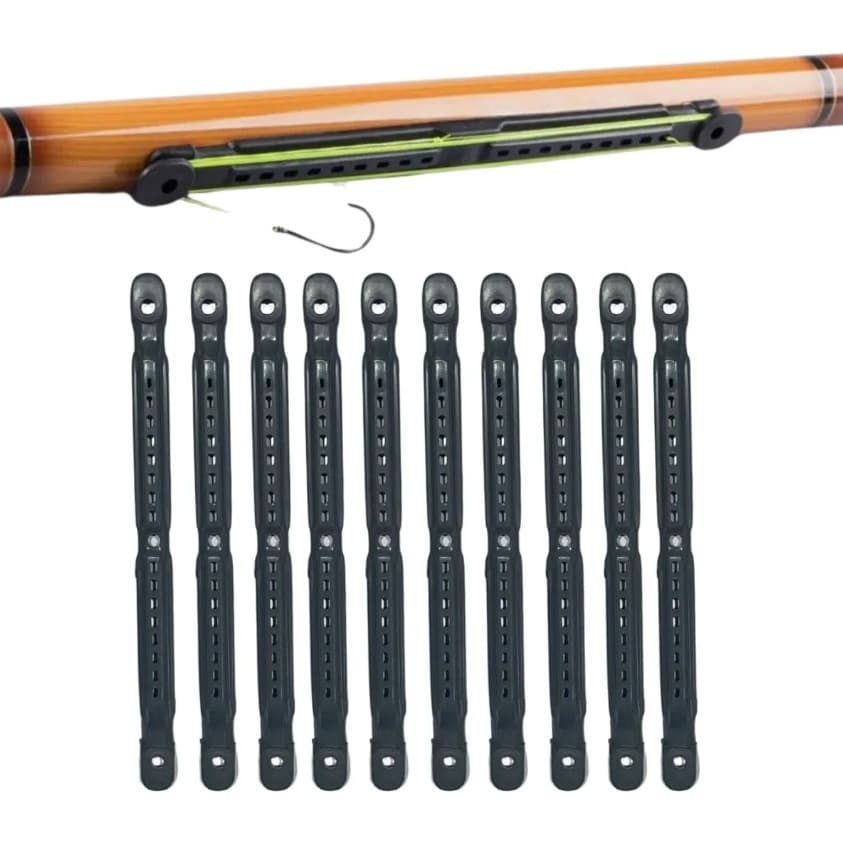 Kit 10 Enroladores de Linha + 2 Ponteiras Inteligentes P/ Vara de Mão - Especial Pesca de Tilápia e Piau