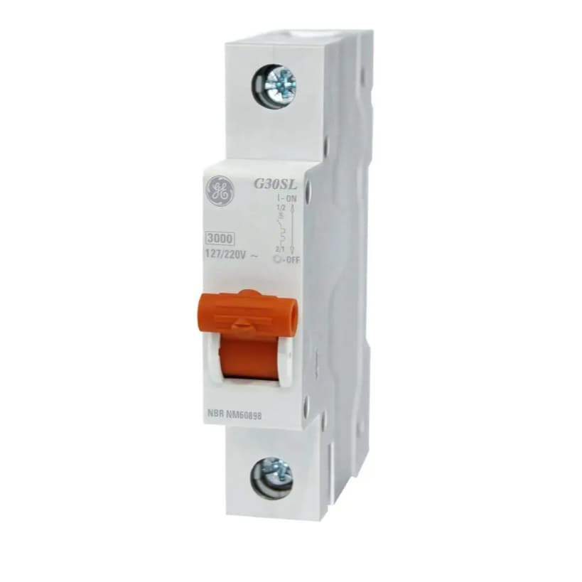 Disjuntor Monofásico GE 20A 220V Curva C 5kA - G31SLC20
