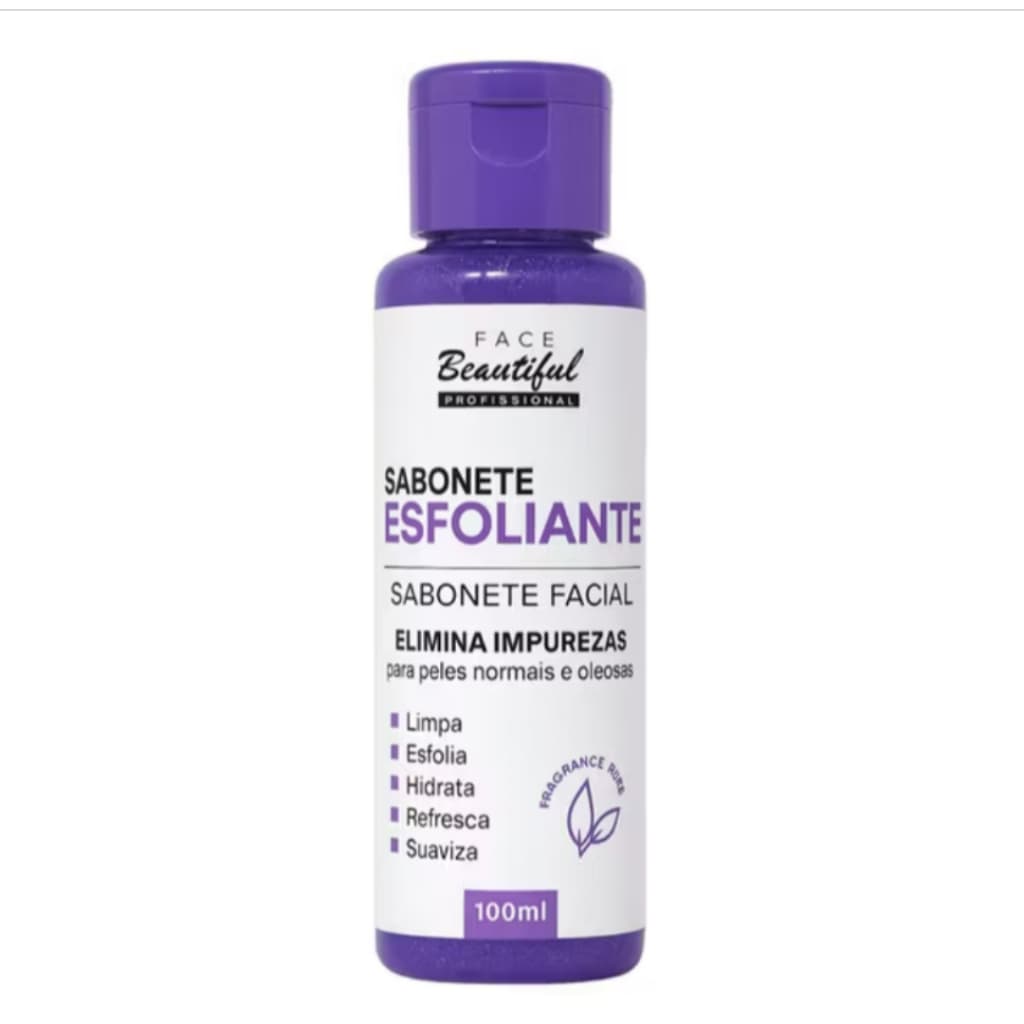 Sabonete Esfoliante Uso Facial Face Beautiful 100ml