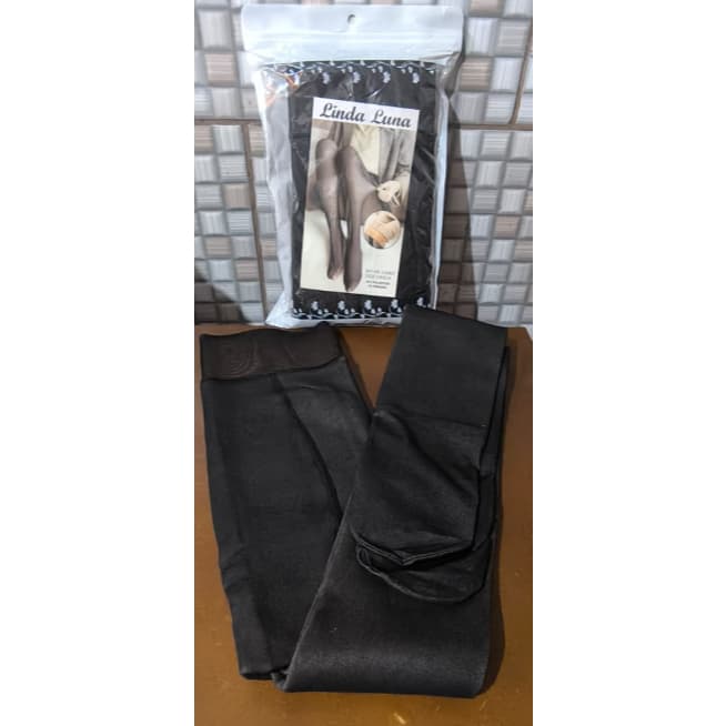 Meia Calça Feminina Térmica Forrada Translúcida Leggings De Lã Quente - Tamanho Único - Meia Calça com Pé
