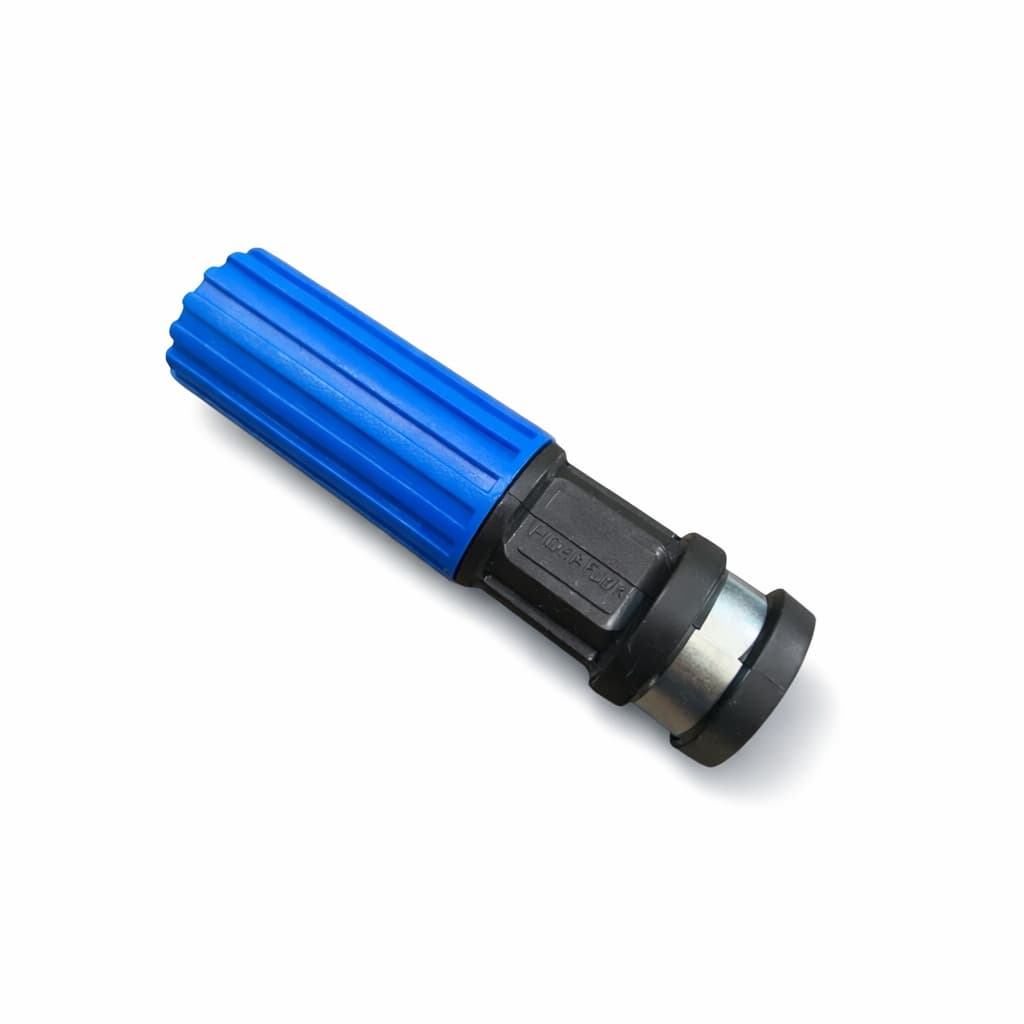 Esguicho Alta Pressão Para Mangueira Lava Jato Rosca 1/2'' 4.6mm Azul Hidraflux