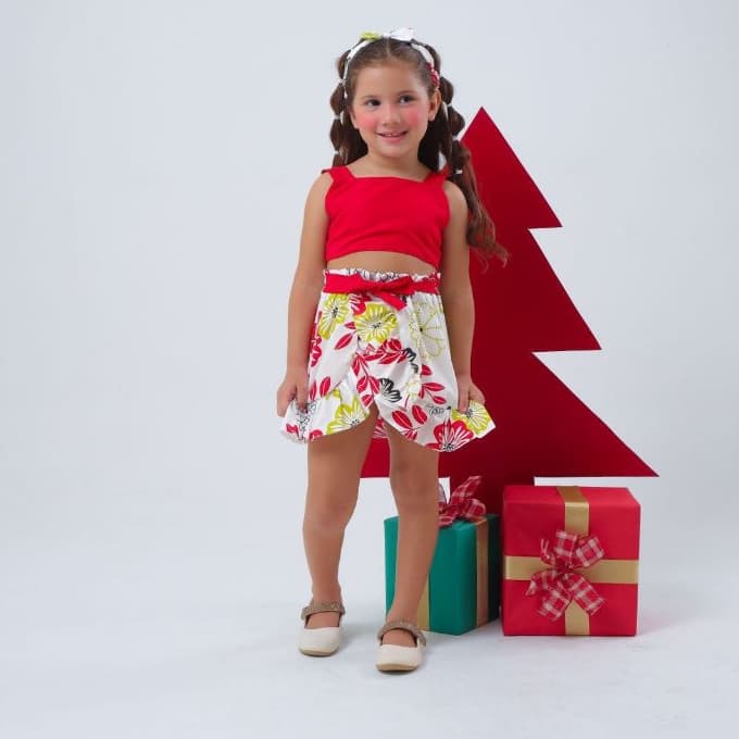 Conjunto Infantil Menina Blogueirinha | 2, 3 e 4 ANOS