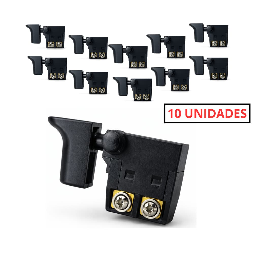 KIT 10 GATILHO INTERRUPTOR PARA MAKITA 4100NH