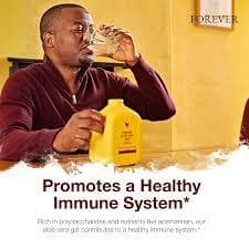 Forever Living Aloe Vera Gel 1L Original – Suco Natural com Aloe Pura, Energia e Bem-Estar