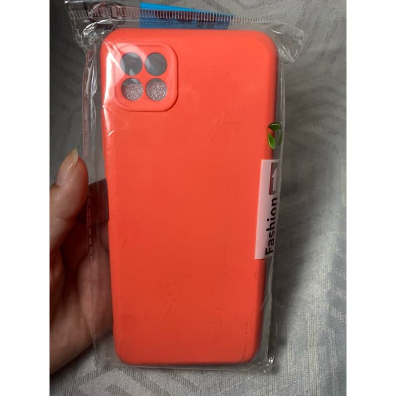Capinha Para Celular Samsung A22  Laranja Emborrachada Barata