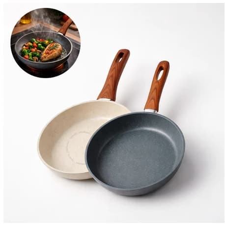 Frigideira Indução Antiaderente com Revestimento Cerâmica – Cozinha Sem Óleo não Gruda