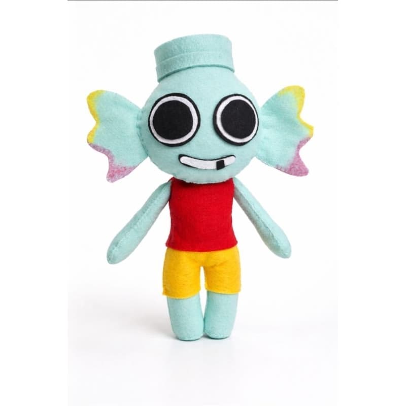Boneco Finn Pelucia em Feltro Dandy's World Jogo Boxten Roblox