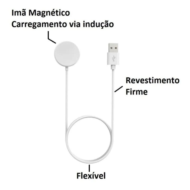 carregador de relógio  smartwatch ultra carregador por indução relógio smart