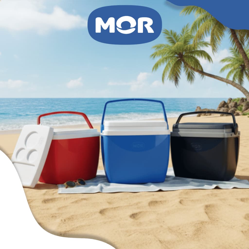 Cooler Caixa Térmica MOR 18 Litros Até 24 Latas Portátil Churrasco Praia Camping Conversa Bebidas e Alimentos