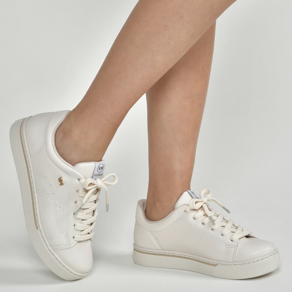 Tênis Casual Feminino Confortável Original Via Marte Plataforma 016-008
