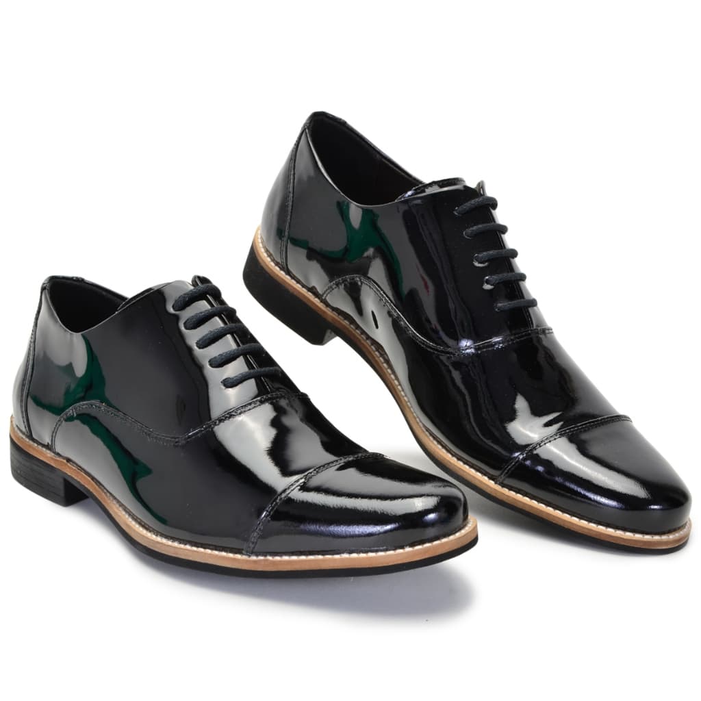 Sapato Oxford Masculino Silva&Silva solado Costurado Couro Verniz