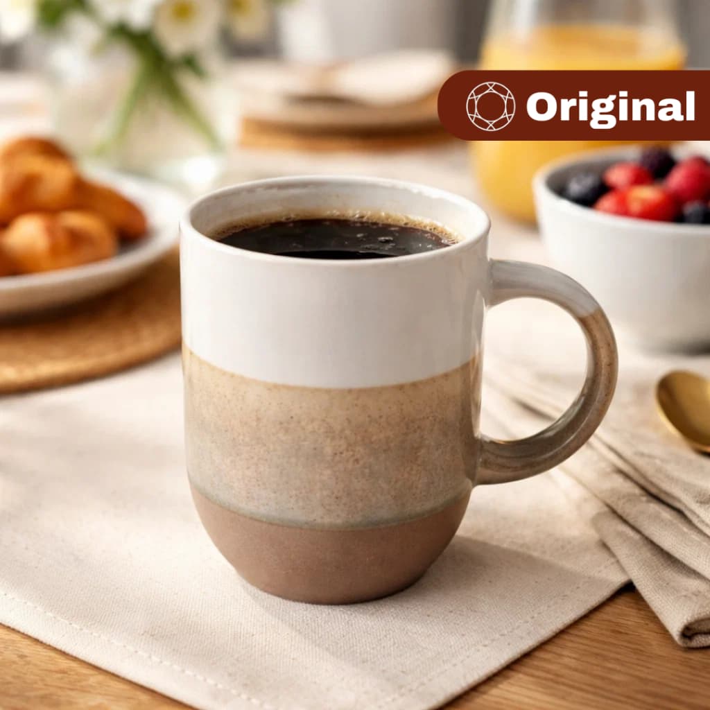 Caneca De Cerâmica Grande 330ml Coup Macchiato Porto Brasil