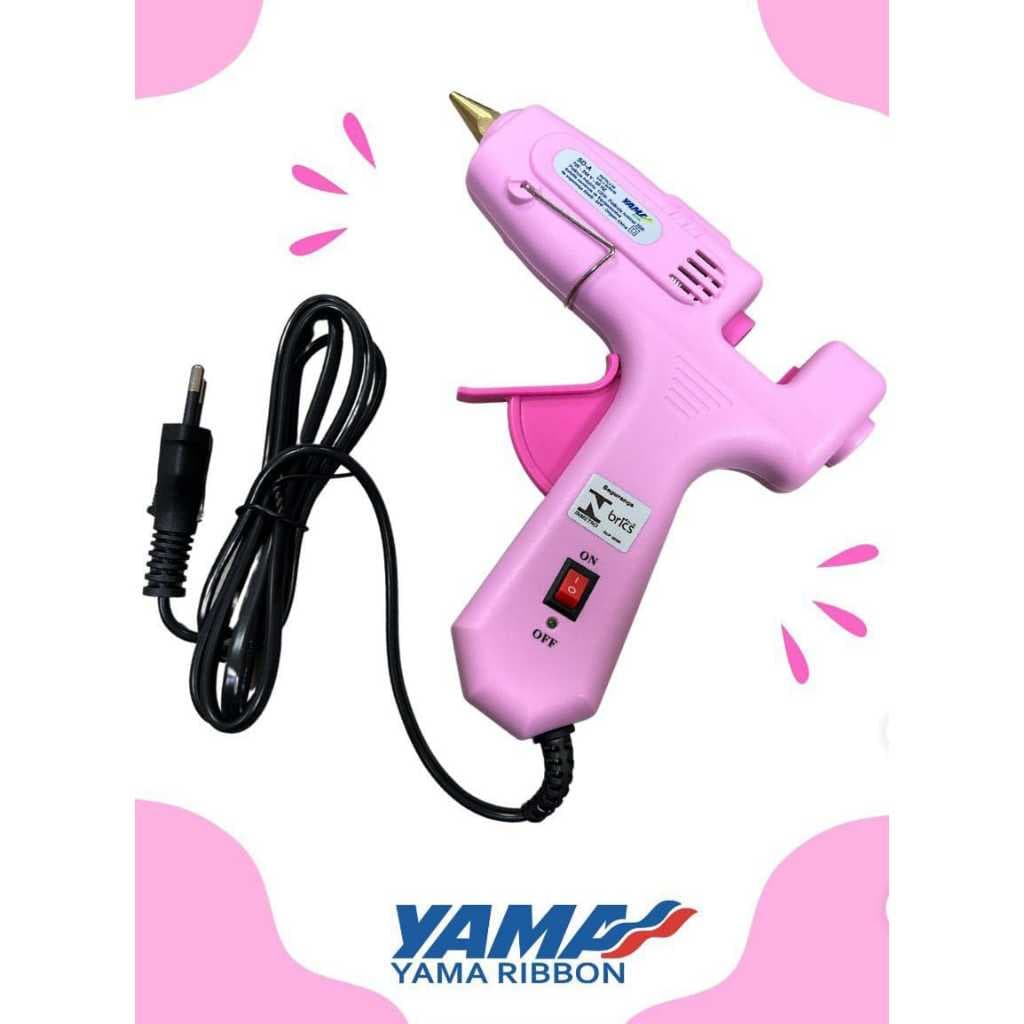 Pistola cola quente  yama rose bico fino, aplicador de cola quente bivolt