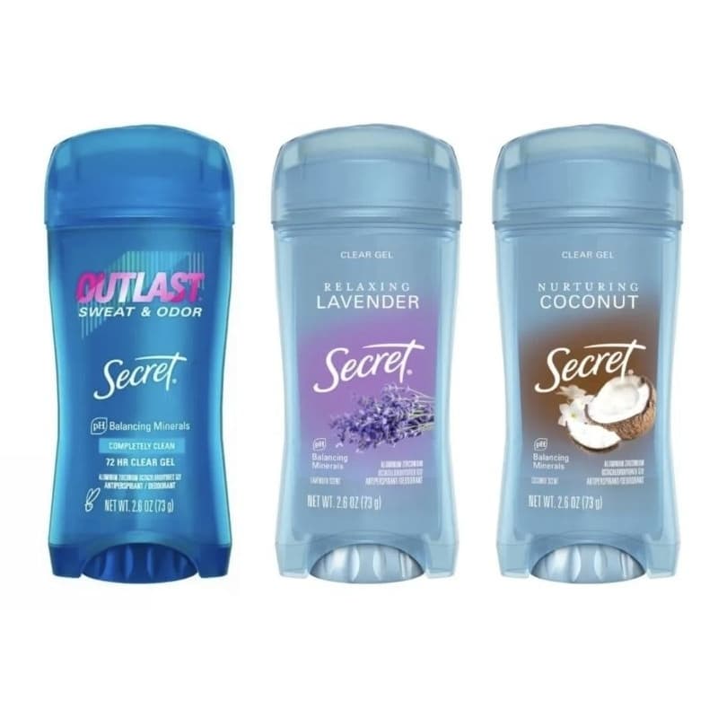 Desodorante Secret em gel Importado