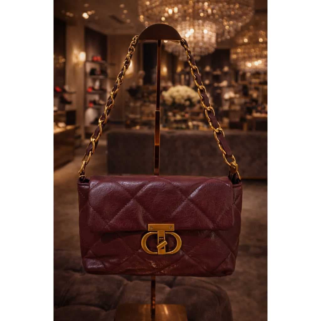 👜 BOLSA FEMININA MATELASSÊ COM CORRENTE – PREMIUM