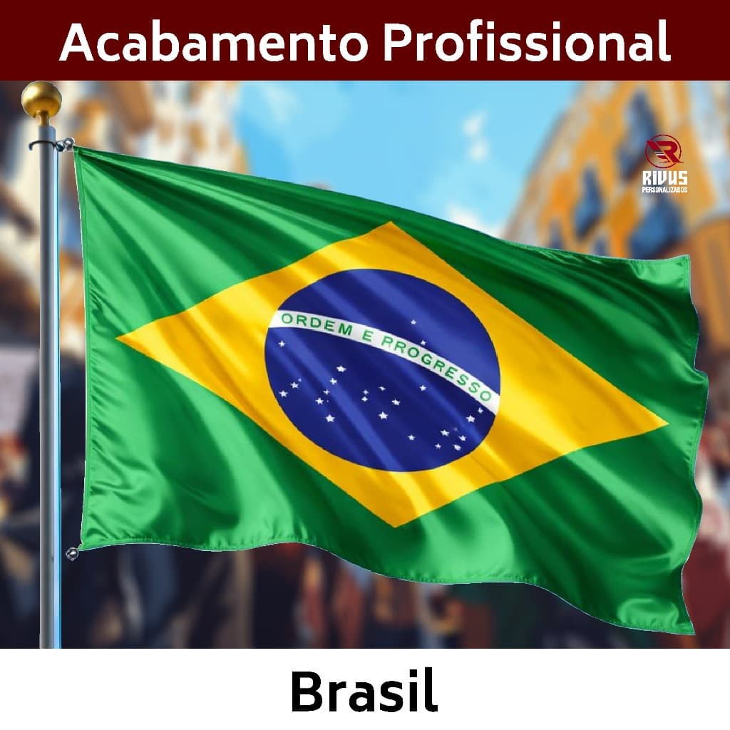 Bandeira Oficial Brasil Tecido Resistente para Copa Jogos e Eleições Copa do Mundo