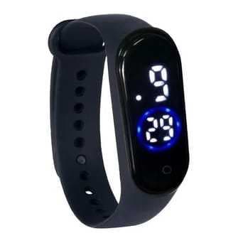Relógio Esportivo Unissex Led Digital Prova Dágua PRETO