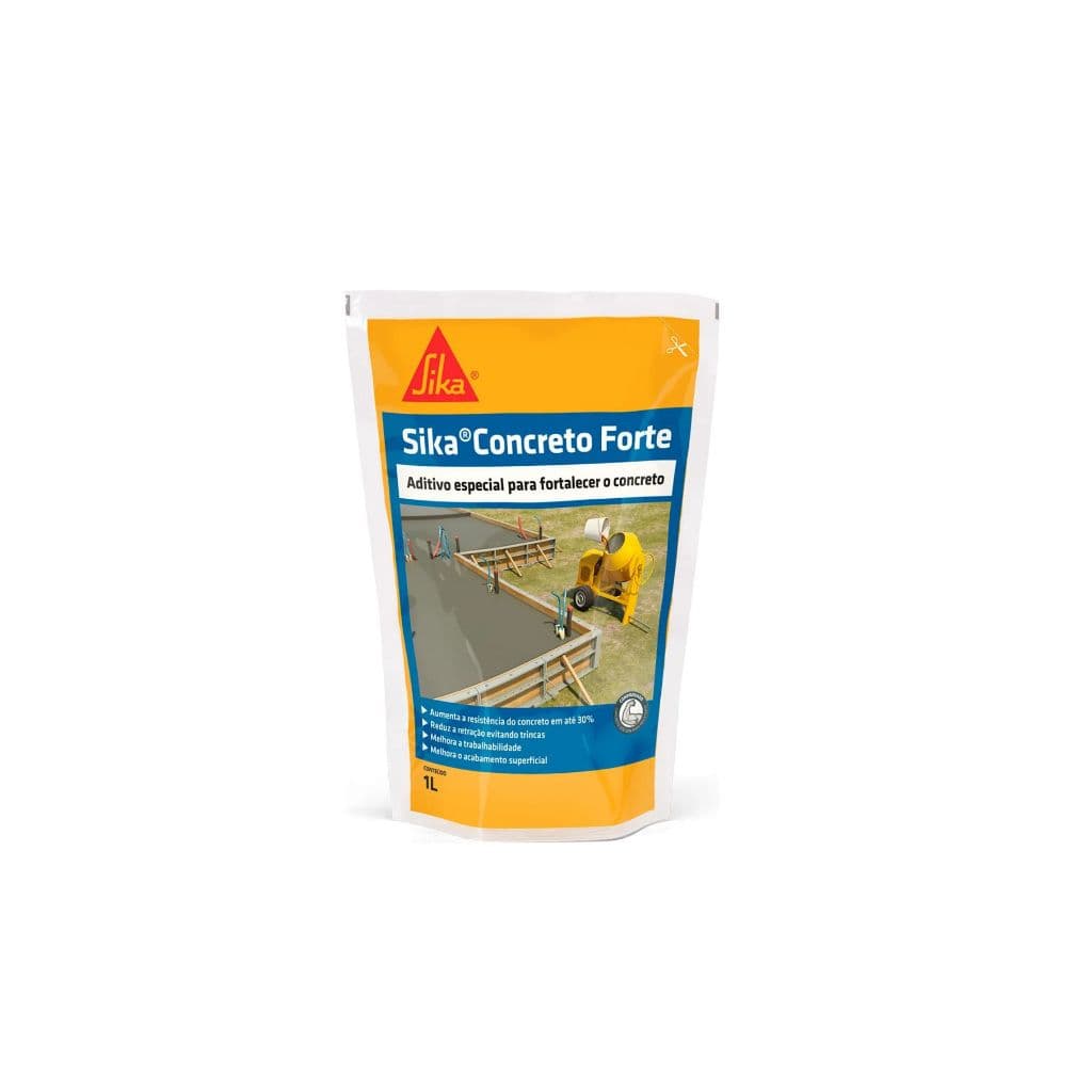 Concreto Forte Aditivo Fortalecedor 1 Litro Sika