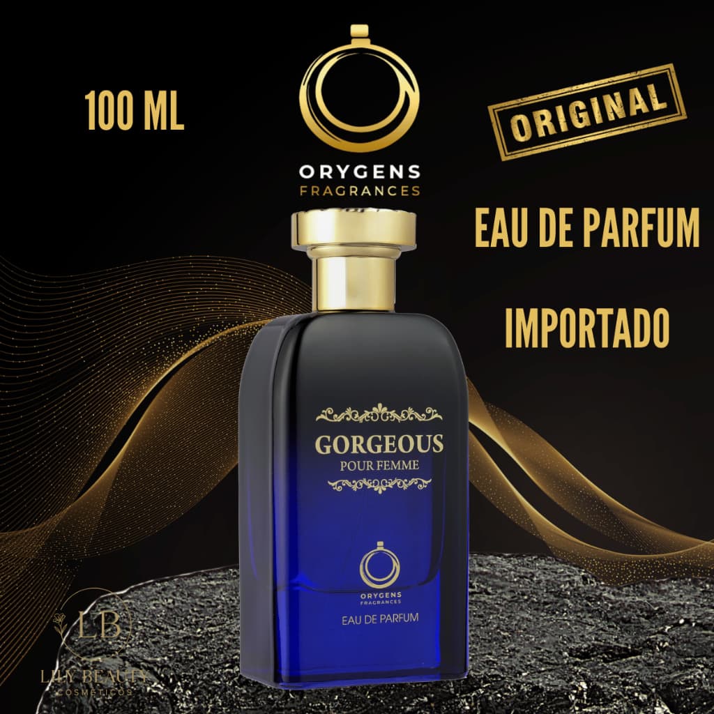Perfume Feminino Gorgeous Árabe Floral/Amadeirado Eau de Parfum 100ML Orygens