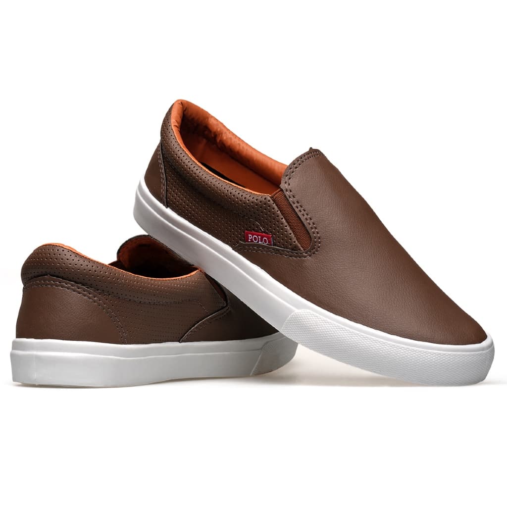 Tenis Masculino Iate Polo Slip on Confortavel Elegante Moderno tenis casual masculino iate polo