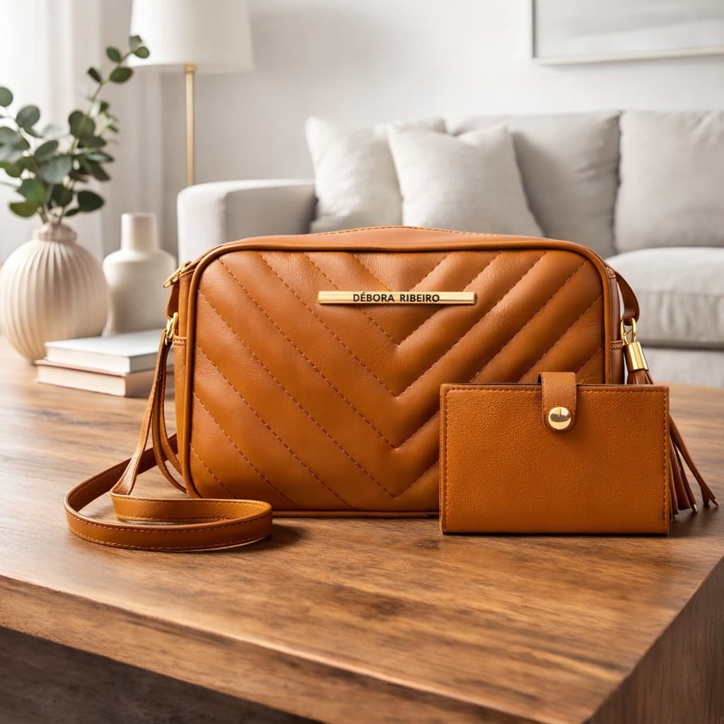 Bolsa Pequena Feminina Estilosa Alça Lateral de Ombro Tiracolo + Porta Cartão Tendência Promoção