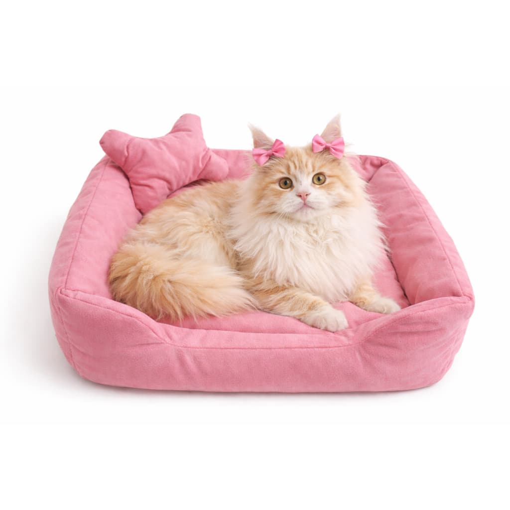 Caminha Pet 70x60 Para Cachorro / Gato Muito Confortável De Plumante Excelente Qualidade Luxo Rosa