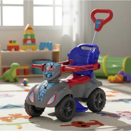Quadriciclo Infantil Baby - Spyder - passeio crianças de 1 a 3 anos- suporta 35 kg