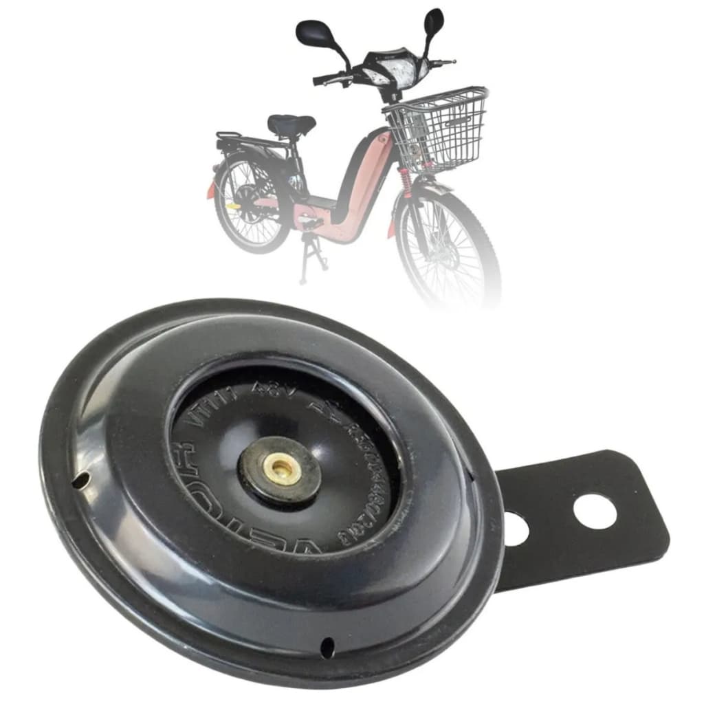 Buzina Tipo Disco Bicicleta Elétrica 48v Souza Bike