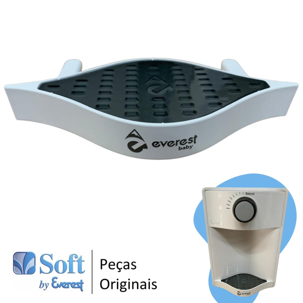 Pingadeira Purificador Soft Everest Baby Cor Branco Completa Copo e Grade Original Modelos Novos
