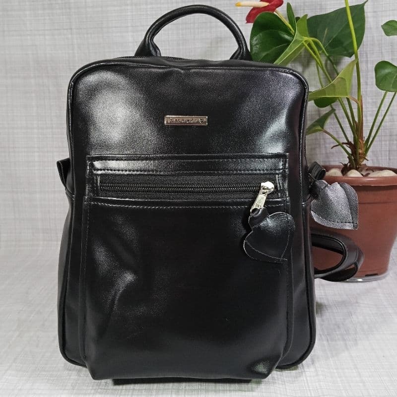 Mochila Feminina Pequena Transversal | Compacta, Leve e com Bolsos Funcionais