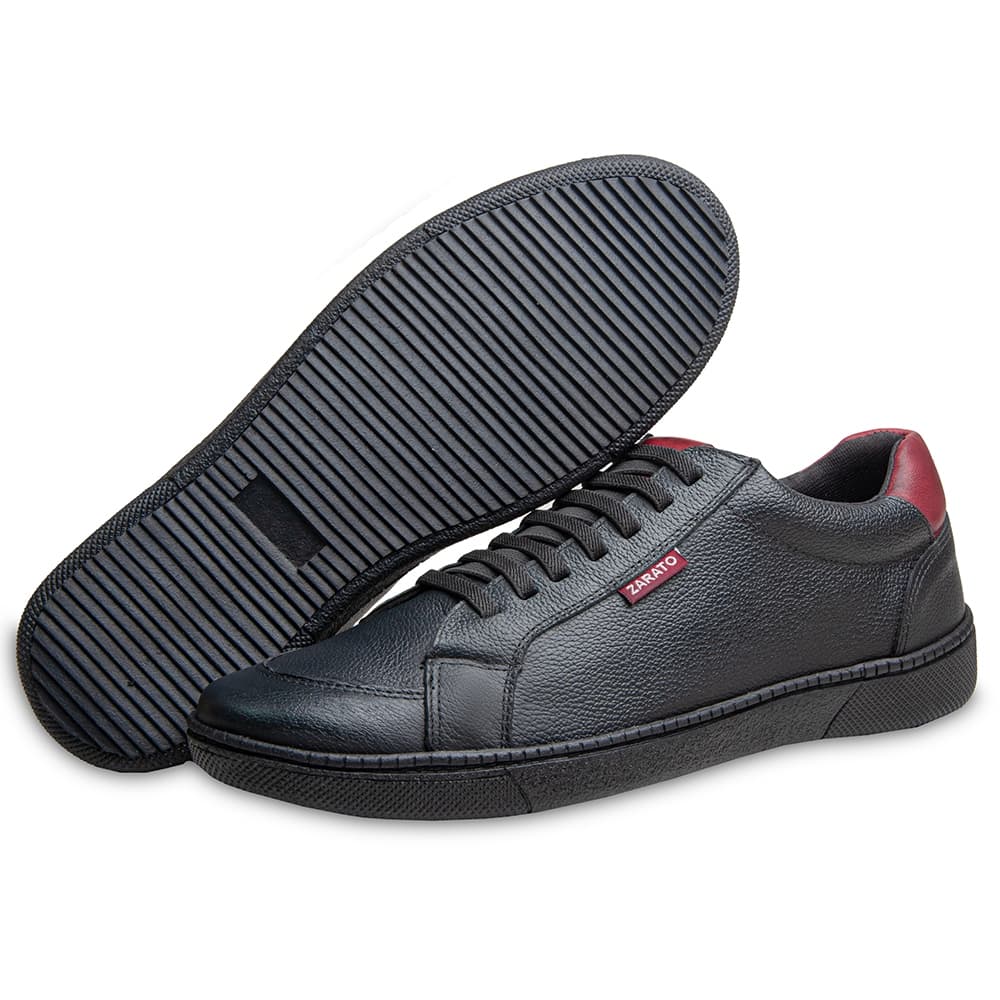 Sapatênis Masculino Basico Casual 100% Couro Bovino